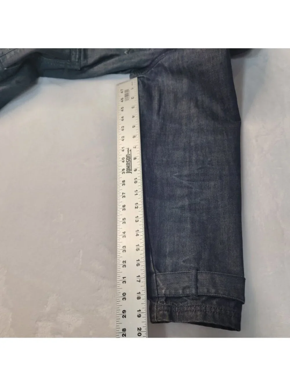 Converse One Star Men's Hooded Full Zip Button Black Denim Jacket Size L - Picture 10 of 14